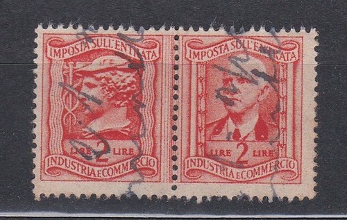 Italia 1945 marca - italia, bollo