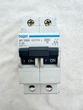 MC 220A C20 HAGER INTERRUTTORE MAGNETOTERMICO 2 POLI 6KA 400V