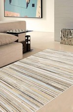 Tappeto Moderno SOAVE STRIPE CREAM/BLUE 120X60 (Galleriafarah1970)