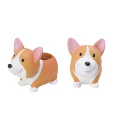  Soprammobile Cane Soprammobili Soggiorno Pentola Di Fiore in Resina Flowerpot