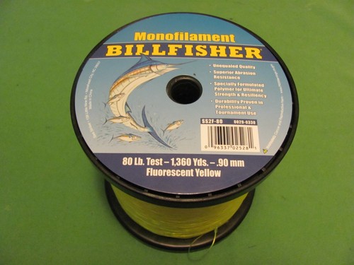 Billfisher 2lb spool 80lb - billfisher, 2lb-spool