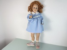 Bambola artistica Susan Lippl bambola in vinile 80 cm. Buone condizioni vedi ...