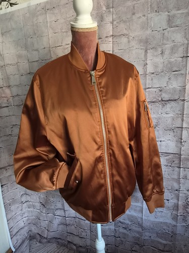 Giacca bomber raso media m - bomber,