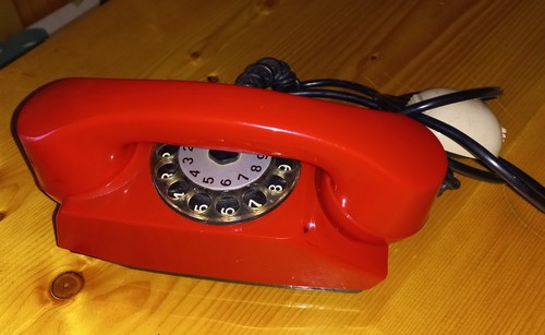 Telefono vintage safnat - telefono,