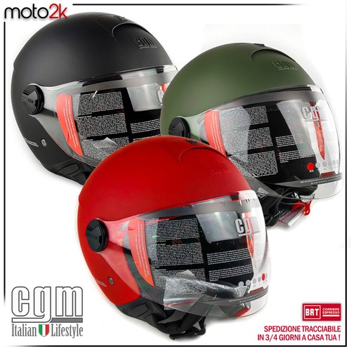 Casco jet con visiera lunga - jet,
