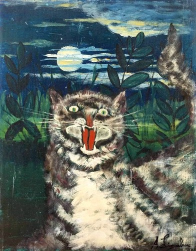 Gatto con luna antonio - con,