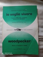 ALICE VISCONTI "IO VOGLIO VIVERE" - FELISATTI - VAONA "WOODPECKER" - 1975 - ED.