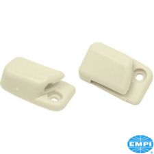 CLIP ALETTE PARASOLE AVORIO EMPI (COPPIA) VW MAGGIOLINO 08/67- 12/86