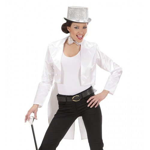 Costume frac bianco raso - frac,