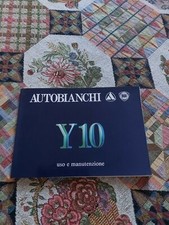 Manuale Uso e Manutenzione Autobianchi Lancia Y 10 del 1986 quarta edizione