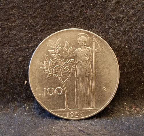 1957 italy 100 lire - 1957-r,