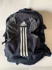 ADIDAS ZAINO 3 STRIPES VINTAGE blunavy/bianco in buone condizioni guarda foto