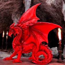 Majestic Red Dragon Ornament