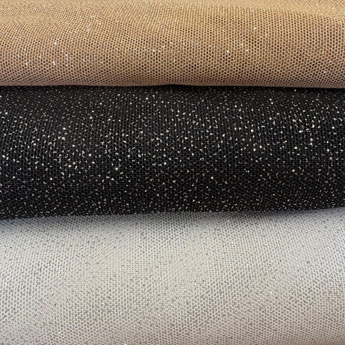 All stretch glitter power mesh - stretch,