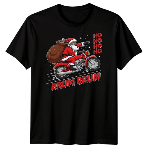 Maglietta grafica babbo natale - grafica,