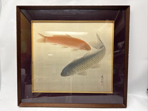 Antico giapponese pesce koi - pesce,