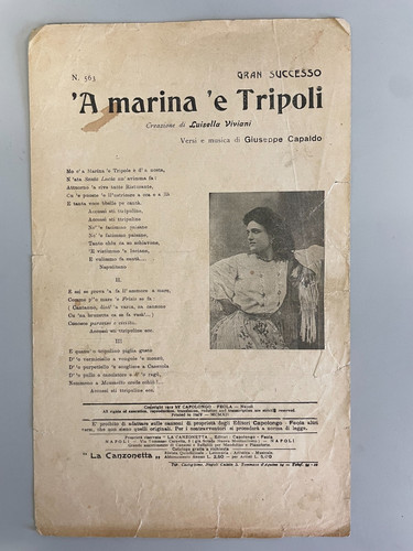 Rarissimo spartito musicale a - spartito, 'a