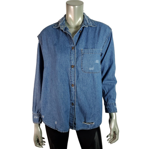 Camicia denim zara effetto - denim,