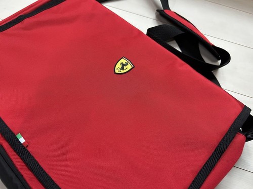 Ferrari nylon mmessenger bag - ferrari,