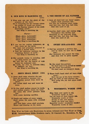 Ibsa convention songsheet - ibsa,