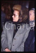 35mm vintage slide* 1995 MILANO - Maria Pia GUCCI ai funerali di Maurizio GUCCI