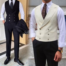 Gilet uomo doppiopetto formale