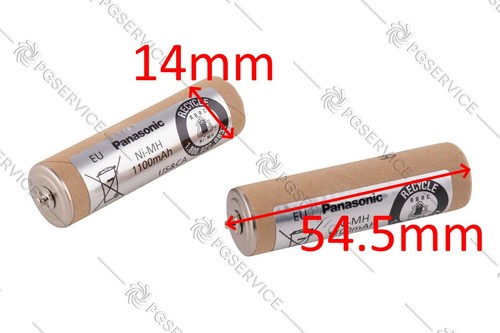 Panasonic batteria 5mm - 2x,