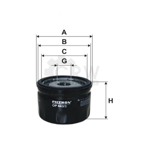 Filtro olio filtron - filtro, a