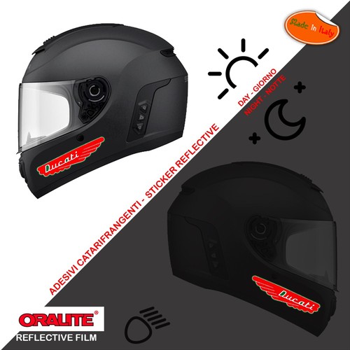 Adesivi casco rifrangenti - , ali