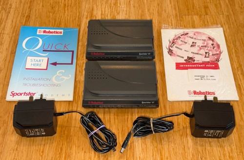 Due modem fax - , vintage