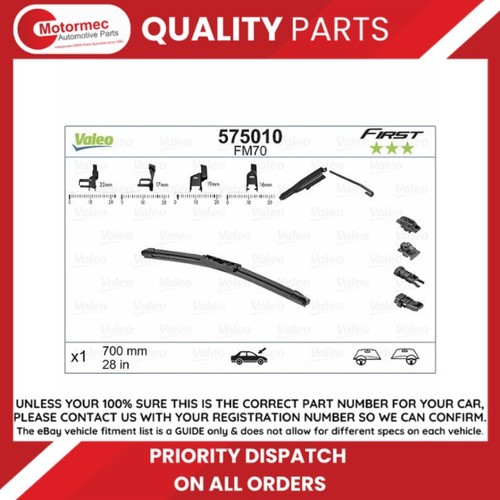 Valeo wiper blade 575010 - valeo,