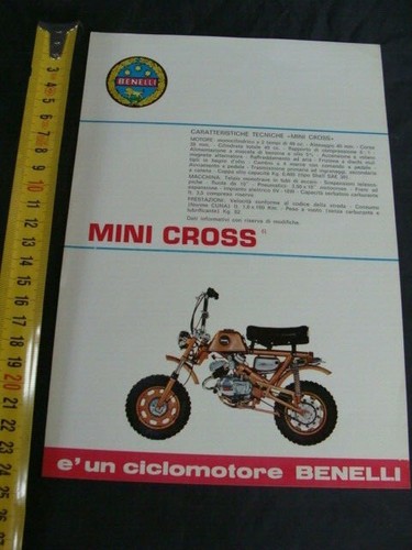 Brochure moto benelli mini - benelli,