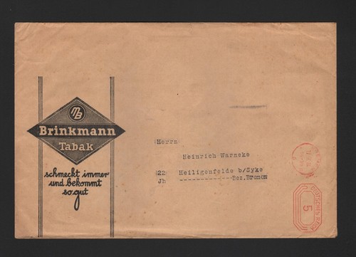 Bremen briefumschlag 1931 - bremen,,