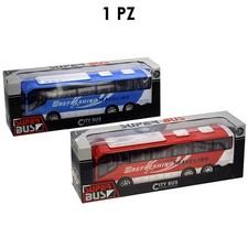 1 AUTOBUS CITY BUS PULMAN 35CM A FRIZIONE CON SEDILI 44012