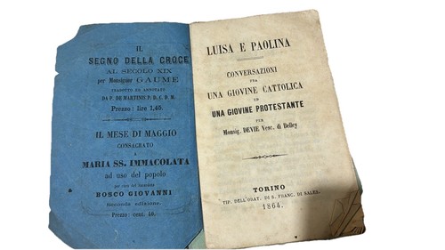 Libretto religioso antico 1864 - libretto,