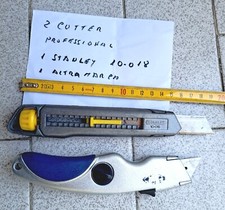 2 taglierini / cutter professionale 1 stanley e senza marca usati.