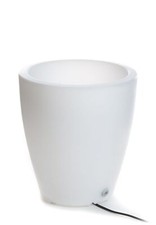 VASO LUMINOSO TOOLONNGA INTERNO/ESTERNO IN POLIETILENE BIANCO ORESTELUCHETTA