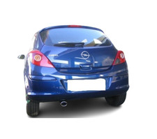 Terminale Di Scarico Per OPEL Corsa D 1,2 1,4 2006-2014 Aspetto Sportivo