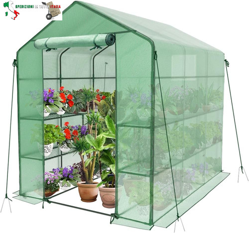 Serra giardino 143x215x195 - serra,