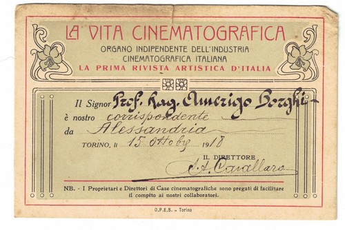 Cinematografo inizio 900 la - '900, "la
