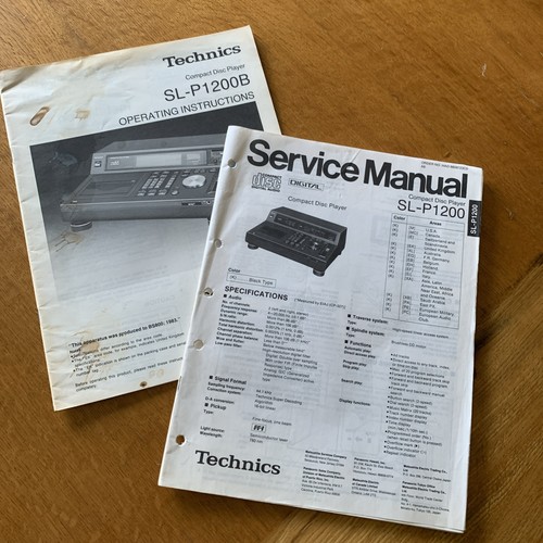Technics p1200 lettore - sl-p1200, cd