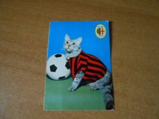 cartolina-MILAN A.C.VINTAGE GATTO CON MAGLIA DEL MILAN-10x14,5