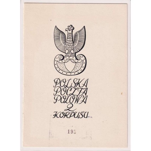 Corpo polacco 1946 - corpo, foglietto