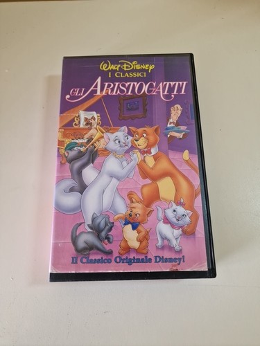 Vhs gli aristogatti - vhs,
