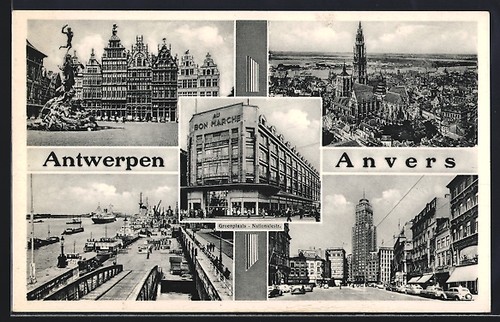 Cpa anvers bon - cpa, au