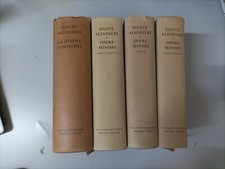 Dante Alighieri.La Divina Commedia-Opere Minori.R.Ricciardi Editore,4 Volumi.