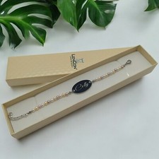 Bracciale Donna con Perle Personalizzato con il  tuo Nome Inciso Fatto a Mano