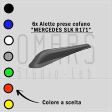 6x Alette Prese d'aria Cofano