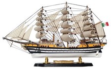 SAILINGSTOR Modellino Nave in Legno Amerigo Vespucci Scala 1/190 Replica Modalità Spedizione...