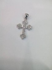 Ciondolo donna croce argento